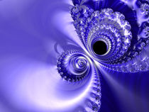 Blue Fractal Beauty von Elisabeth  Lucas