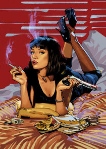 Pulp Fiction Mia von Nikita Abakumov