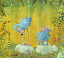 Fühlinchen und Flamingo von Annette Swoboda