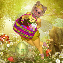 Frohe Ostern, Easter, by Conny Dambach