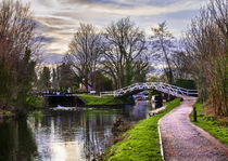 Footbridge By The Lock von Ian Lewis