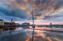 Swansea marina and Millennium bridge von Leighton Collins