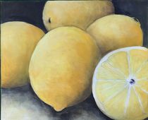 Stillleben mit Zitronen von Stefanie Ihlefeldt