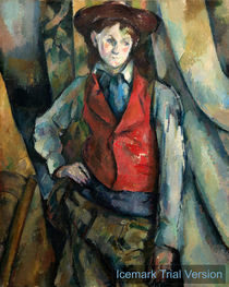 Paul Cézanne, Boy in a Red Waistcoat by artokoloro