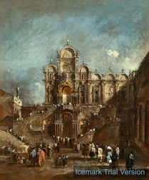 Francesco Guardi, Campo San Zanipolo, Venice by artokoloro