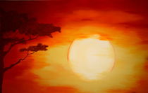 Sonnenuntergang in Afrika by Iris Heuer