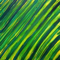 "Green and Yellow Stripes" by Anna Calloch von Anna Calloch