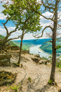 Felsmassiv am Mittelrhein 27 von Erhard Hess