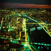 PARIS. Aussicht auf die Stadt vom Eiffelturm_1. von li-lu