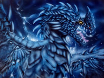 Drache Fantasy Airbrush von Harry Heffels