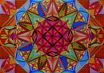 Mandala roter Kern by Wolfgang Johann Suhadolnik