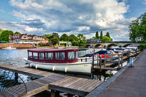Moorings at Henley on Thames by Ian Lewis