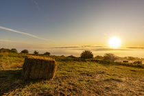 Hay Bale Sunrise von Malc McHugh