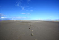 Spuren am Strand