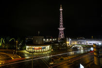 Funkturm Berlin bei Nacht