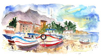 Boats In Porticello 02 von Miki de Goodaboom