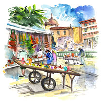 Street Merchants in Ortigia 02 von Miki de Goodaboom