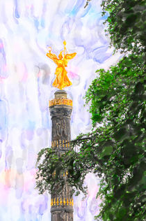 Siegessäule in Berlin Tiergarten. Goldelse. von havelmomente