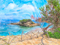 Urwüchsige Landschaft am Playa de S'Illot  von havelmomente
