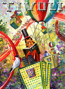 The Storysteller Of Tivoli Gardens von Miki de Goodaboom