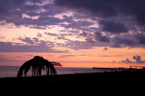 Sunset Tropical Beach by Tanya Kurushova