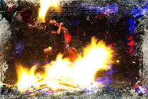 Cellist on Fire! by kristinn-orn