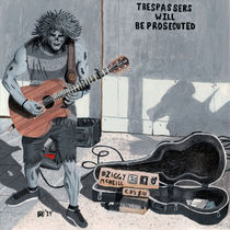 Undead Zombie Guitar Rock Musician Fantasy Art von Ted Helms