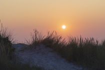 Sonnenuntergang in Norddeich von Heidi Bollich