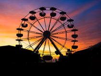 Sonnenaufgang Riesenrad von Jörg Conrad