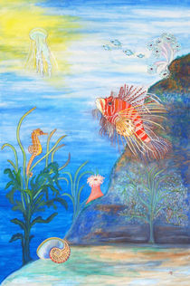 Meerestiere, Feuerfisch, Ocean von Dagmar Laimgruber