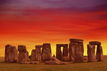 Stonehenge Salisbury Plain Wiltshire England by Robert Deering