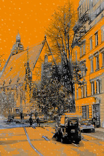 Kirche im Winter von Robert Scholz