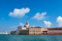 Blick auf die Insel San Giorgio Maggiore in Venedig by Rico Ködder