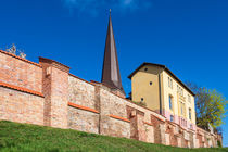 Blick auf die Petrikirche in Rostock von Rico Ködder