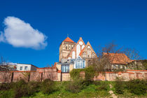 Blick auf die Nikolaikirche in Rostock von Rico Ködder