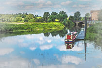 Tewkesbury Waterside by Ian Lewis