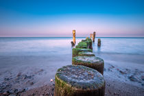 Buhne an der Küste der Ostsee bei Graal Müritz by Rico Ködder