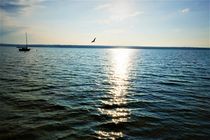 Fischerboot auf dem Ammersee von Franziska Hub