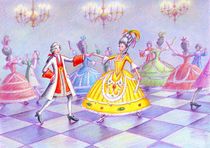 Cinderella at the ball by greg becker