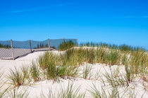 Düne mit Zaun in Warnemünde von Rico Ködder