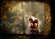 Nude in the woods von Andrew White
