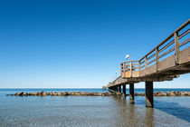 Seebrücke an der Ostseeküste in Wustrow auf dem Fischland-Darß by Rico Ködder