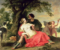 Venus and Adonis von A. Janssens