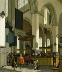 Interior of the Oude Kerk von A. Storck