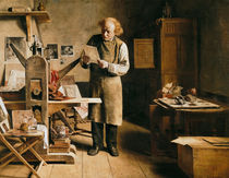 The Printer by Adrien Ferdinand de Braekeleer