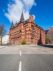 Blick auf das Ständehaus in der Hansestadt Rostock von Rico Ködder