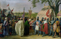 Count of Tripoli accepting the Surrender of the city of Tyre in 1124 by Alexandre-Francois Caminade