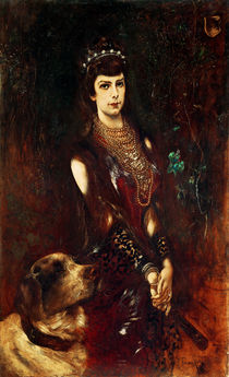 Empress Elizabeth of Austria von Anton Romako