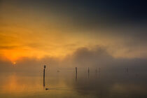 Sonnenaufgang über dem Zeller See auf der Halbinsel Höri - Bodensee by Christine Horn