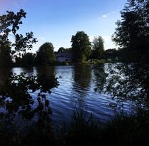 Fischerhütte an der Naab von Xenia Wilk